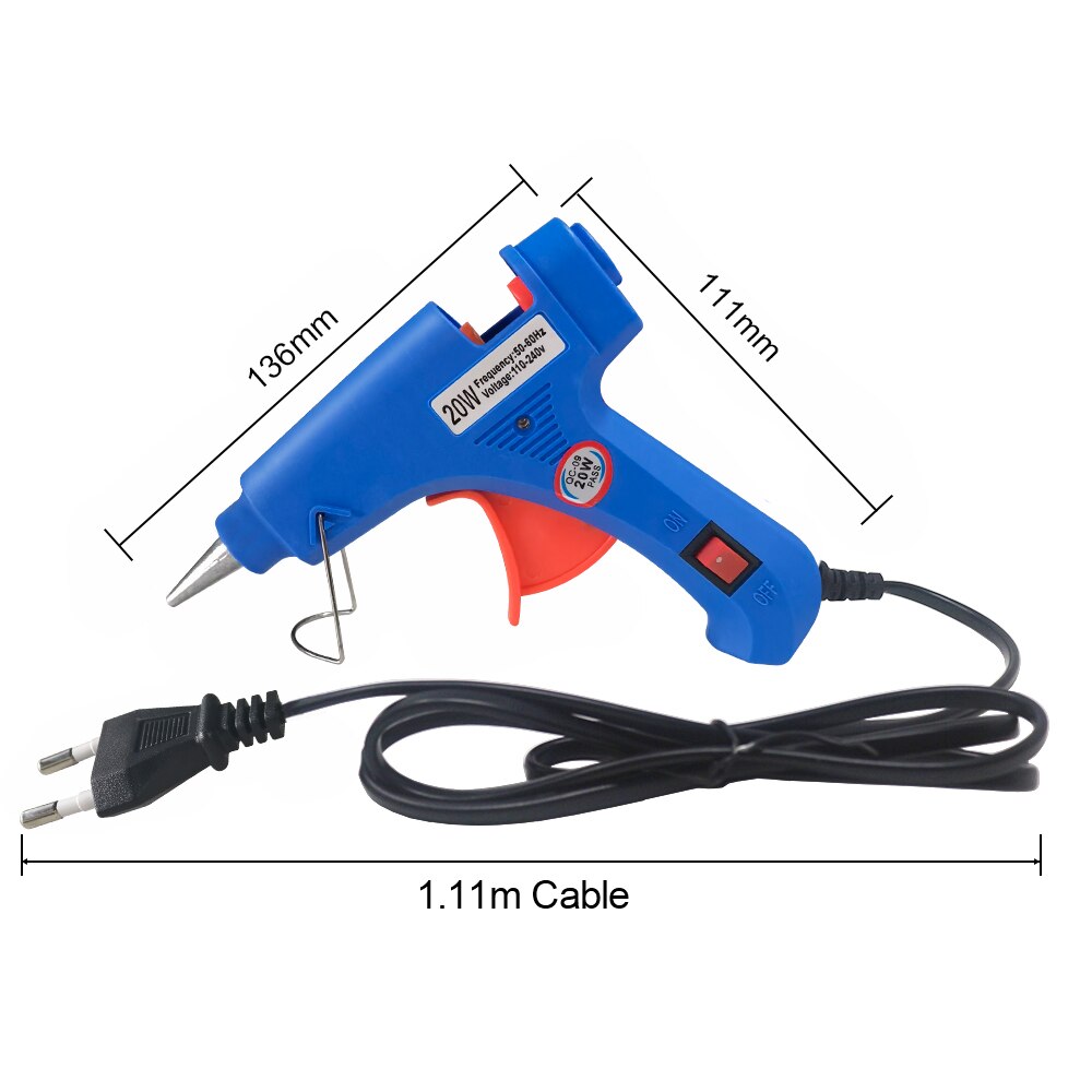 20W Hot Melt Pistola de Cola D - Heat Gun Small avaliação e preço