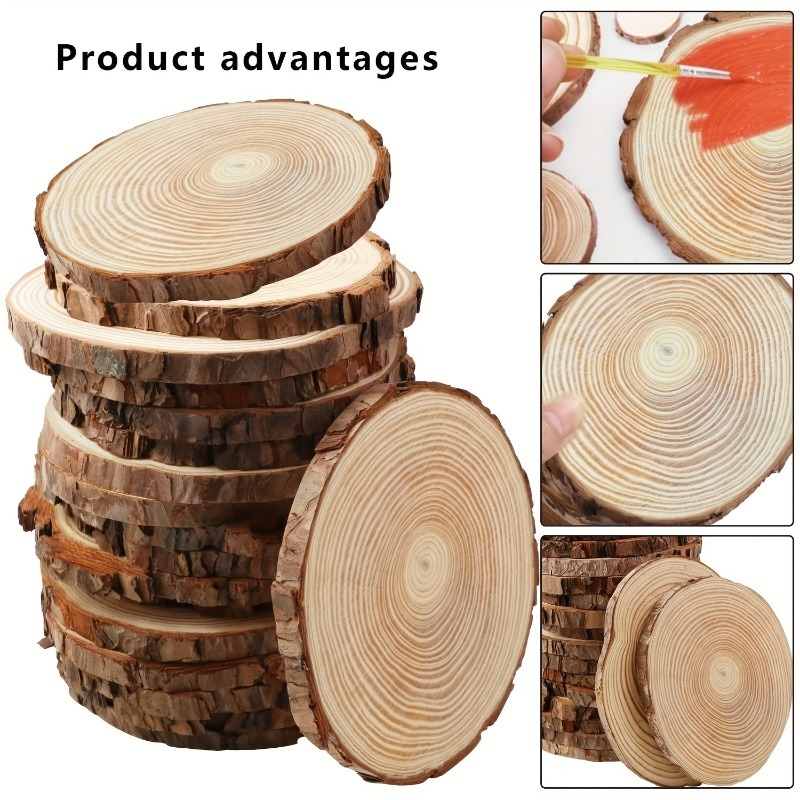10/15/20 peças 11.94-13.97cm f - Wood Ring Blank avaliação e preço