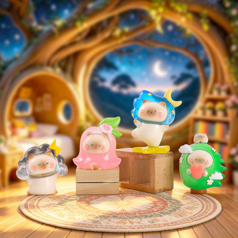 Série de Figuras de Gato Fofo  - Resin Craft Ideas avaliação e preço