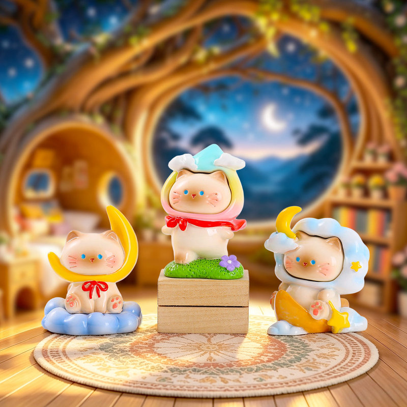 Série de Figuras de Gato Fofo  - Resin Craft Ideas avaliação e preço