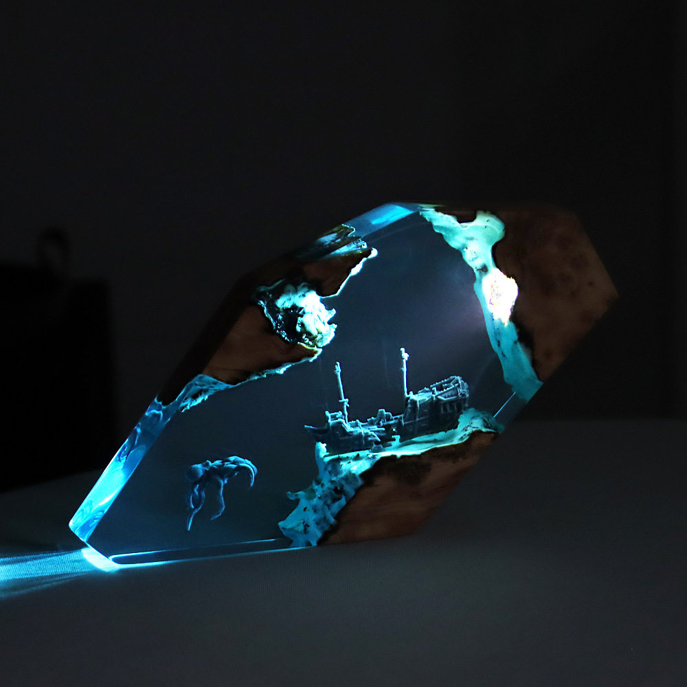 Enfeite Luminoso Personalizado - Crafting Resin avaliação e preço